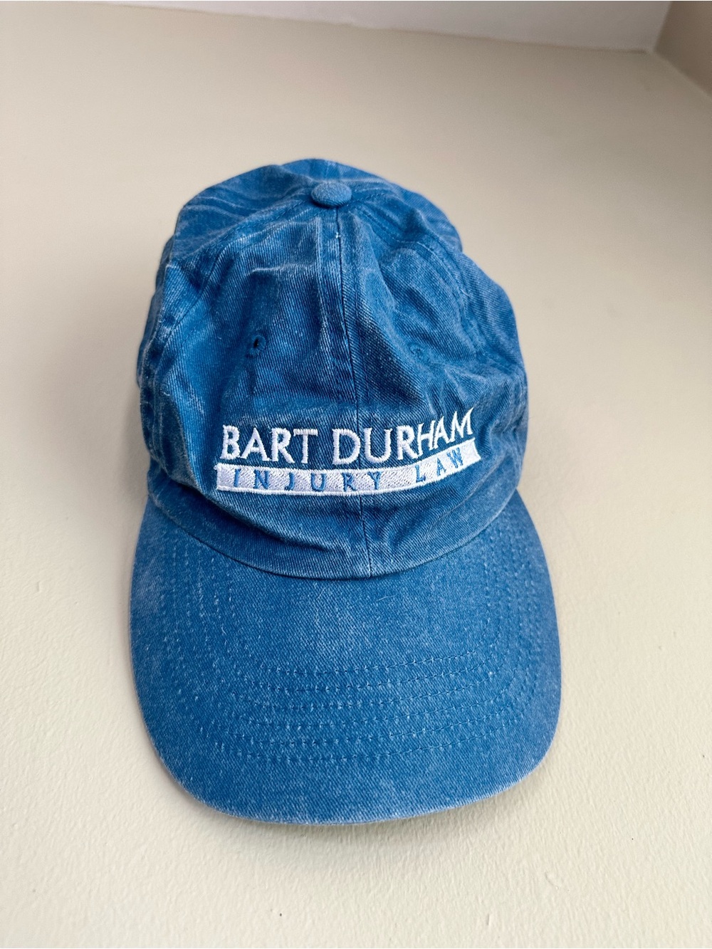 Bart Durham Injury Law Blue Baseball Cap